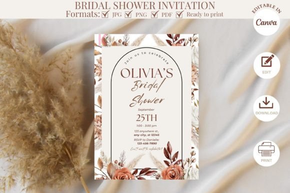 Boho Bridal Shower Invitation Template: A Designer’s Guide