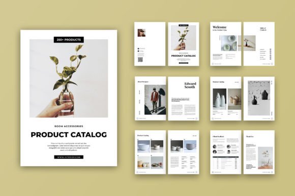 Catalog Room Accessories Product: A Modern Template for Designers