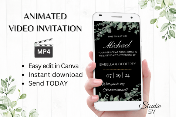 Classic Groomsman Proposal: A Modern Script for Digital Invitations