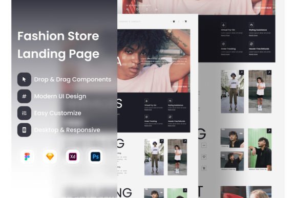 Shikawa: A Modern Landing Page for Fashion Stores