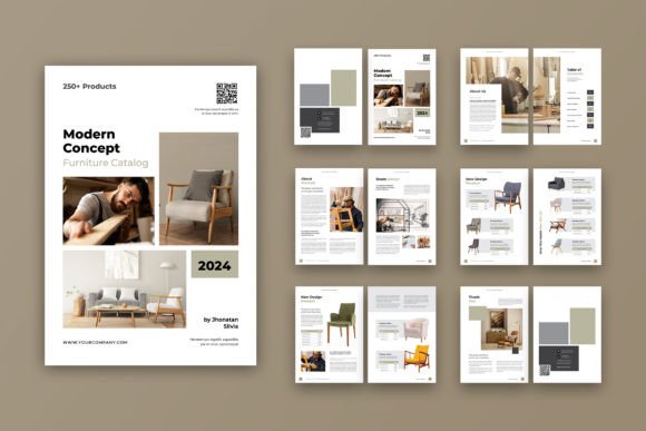Streamline Your Showcase: The Modern Furniture Catalog Template