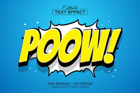 Unleash Your Inner Warhol: The Poow Pop Art Comic Text Effect