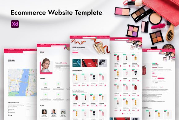 Website Template – Cosmetic Store: Your Professional Design Foundation